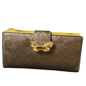 Gold & Gray Butterfly Wallet
